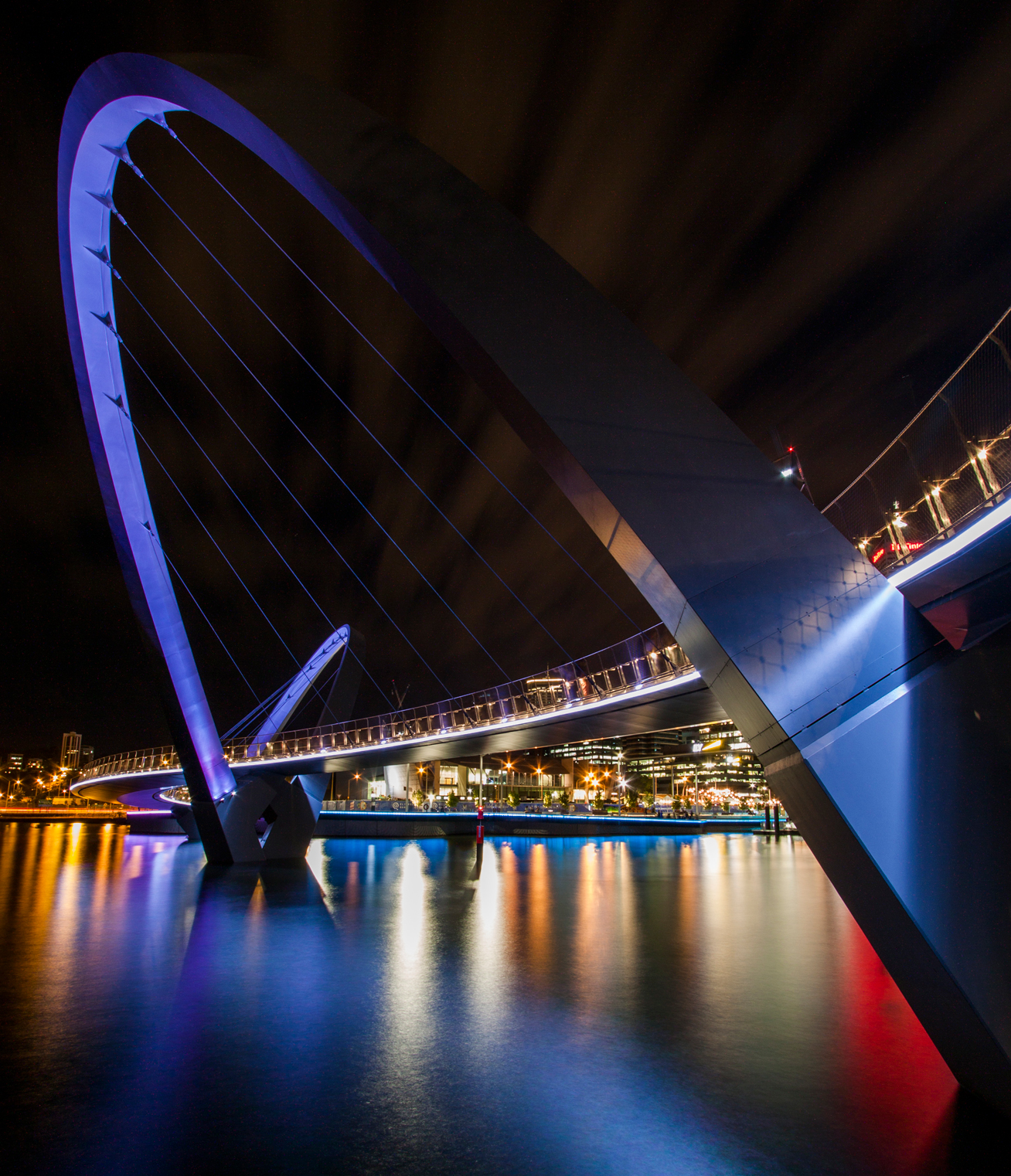 Elizabeth Quay Bridge Outdoor LED Architectural Lighting