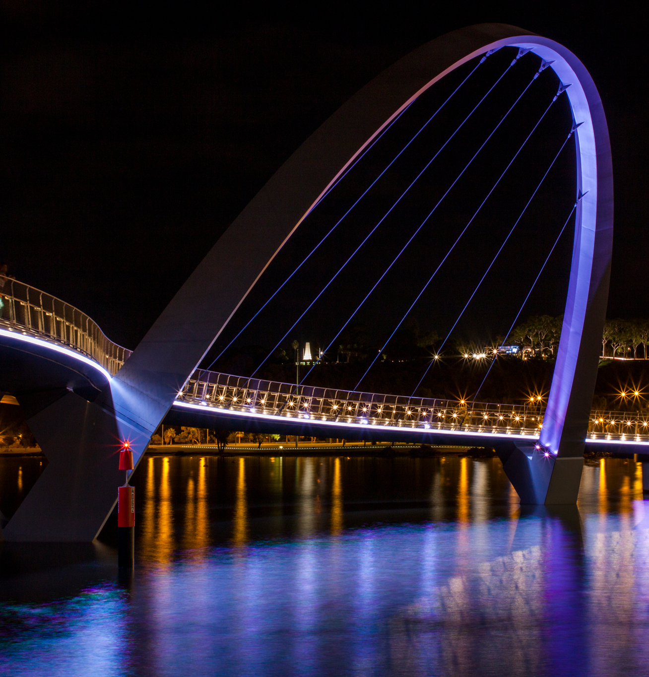 Elizabeth Quay Bridge Outdoor LED Architectural Lighting