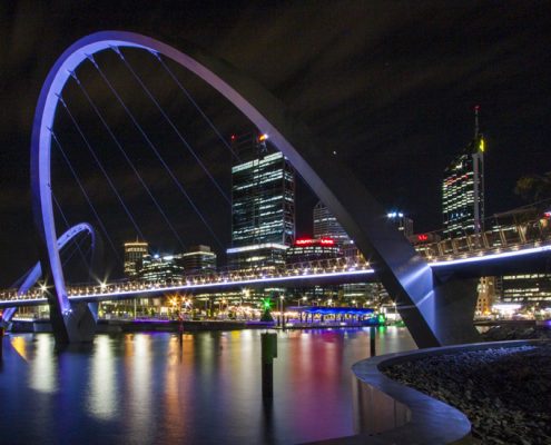 Elizabeth Quay Bridge LED Architectural Lighting