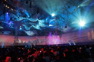 Amway Gala Ball Sydney Curved LED Custom Lighting Light Show