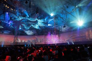 Amway Gala Ball Sydney Curved LED Custom Lighting Light Show