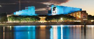 QPAC Brisbane River Outdoor LED Building Facade Lighting