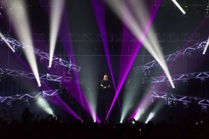 David Guetta in Tasmania Event Stage LED Screens and Stadium Lighting