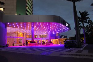 Jupiters Casino Gold Coast Building Entrance Architectural Lighting