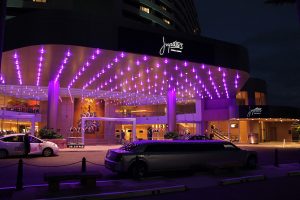 Jupiters Casino Gold Coast Building Entrance Architectural Lighting