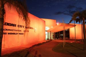 Logan City Council Outdoor Building Facade Lighting