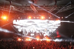 Avicii Event Stage LED Screens and Stadium Lighting