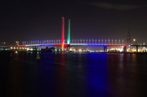 Bolte Bridge Melbourne Outdoor LED Architectural Lighting