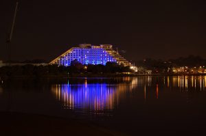 Crown Casino Perth Outdoor LED Building Facade Lighting