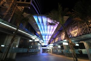 Soul Retail Complex Walkway Surfers Paradise Outdoor LED Custom Architectural Lighting