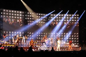Guy Sebastian Concert LED SCreens Stage Lighting Design Spotlights
