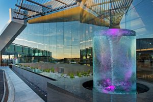 Canberra Airport Water Feature Custom LED Lighting