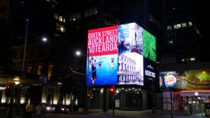 Queens Rise Building Facade LED Billboard Screen Digital Advertising