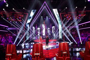 The Voice South Africa Stage Lighting Design with Custom LED Screens and LED Spot Lights