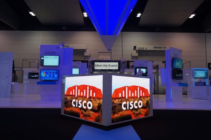 Clifton Productions Cisco Live Event Custom LED Screen Advertising