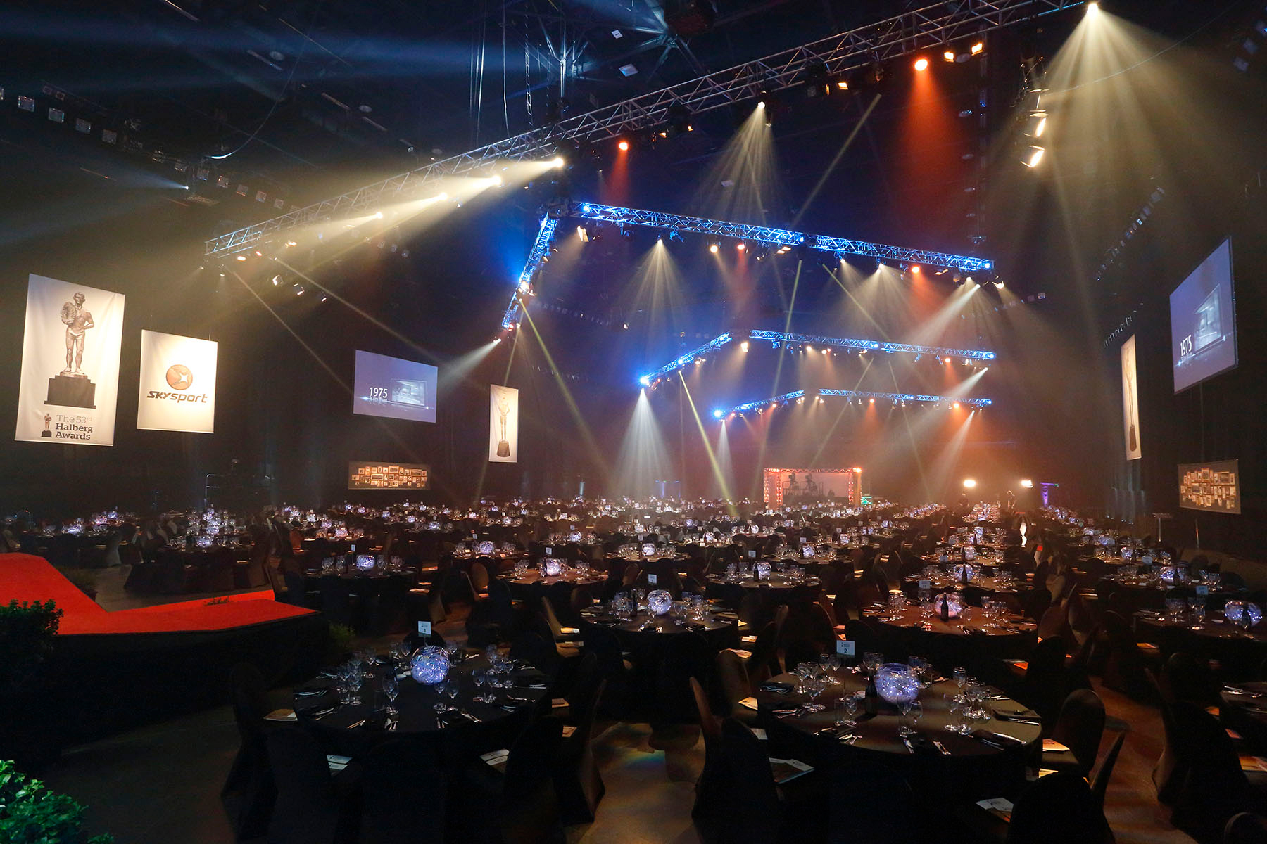 Halberg Awards Event Lighting Custom LED Light Show