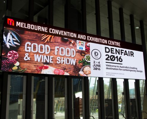 Melbourne Convention and Exhibition Centre Digital Billboard Advertising LED Sign