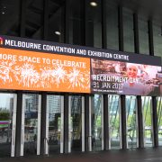Melbourne Convention and Exhibition Centre Digital Billboard Advertising LED Sign