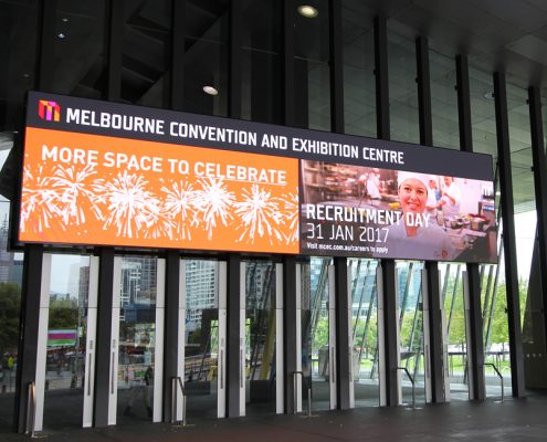 Melbourne Convention and Exhibition Centre Digital Billboard Advertising LED Sign