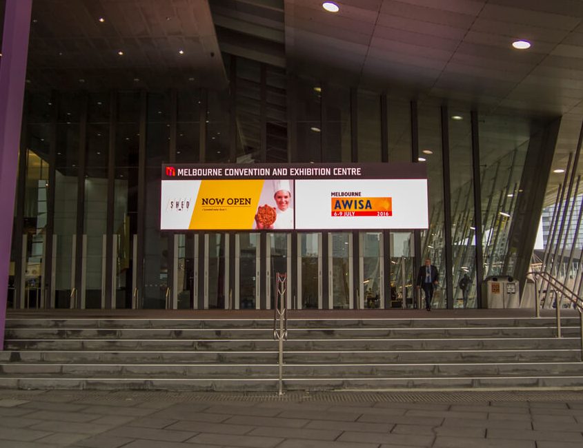 Melbourne Convention and Exhibition Centre Digital Billboard Advertising LED Sign