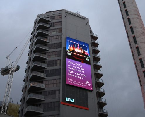 QMS Victoria Street Auckland LED Billboard Digital Advertising Display