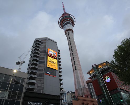 QMS Victoria Street Auckland LED Billboard Digital Advertising Display