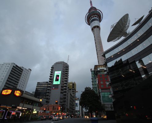 QMS Victoria Street Auckland LED Billboard Digital Advertising Display