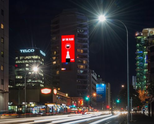 QMS Victoria Street Auckland LED Billboard Digital Advertising Display