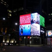 Queens Rise New Zealand Building Facade LED Screen Outdoor Billboard Advertising