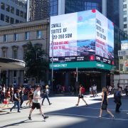 Queens Rise New Zealand Building Facade LED Screen Outdoor Billboard Advertising