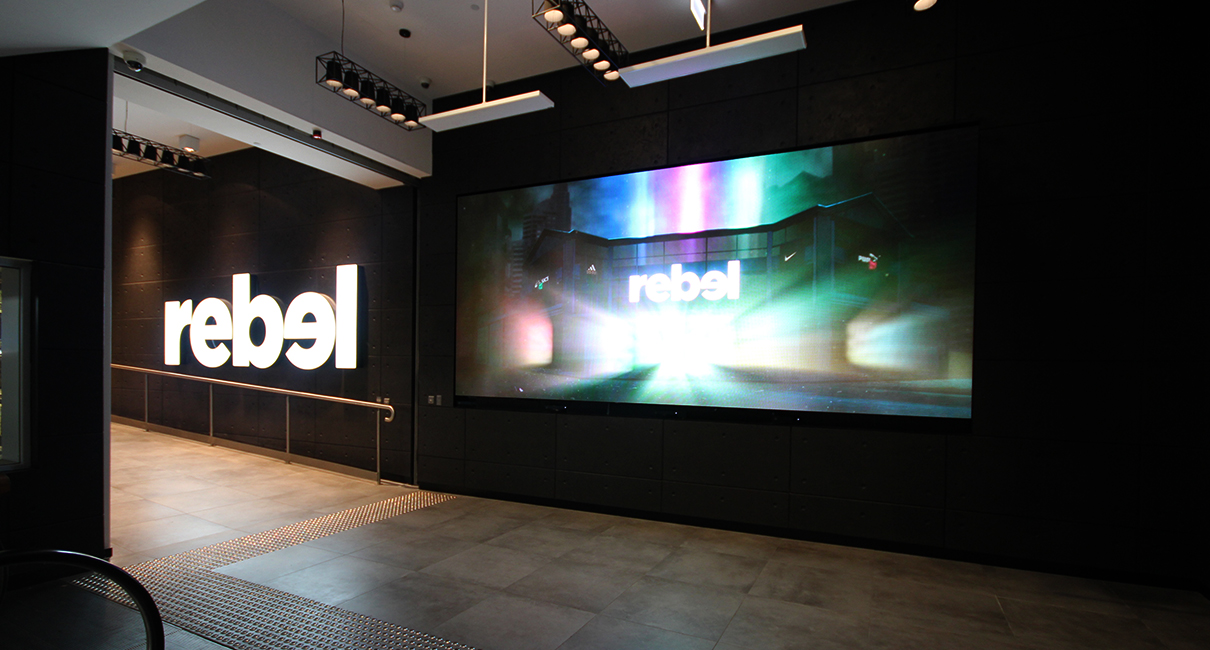 Rebel Sport Sydney Large LED Screen Digital Billboard Advertising