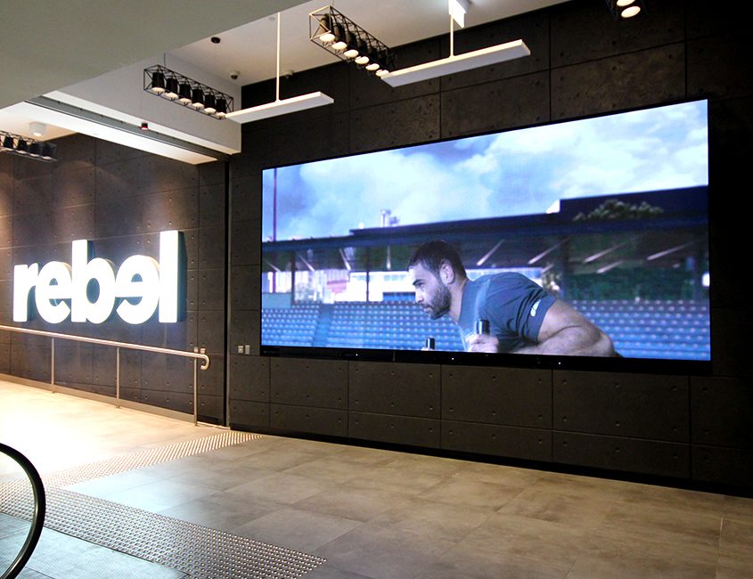 Rebel Sport Sydney Large LED Screen Digital Billboard Advertising