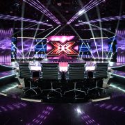 X Factor TV Studio Theatre Lighting Custom LED Screens