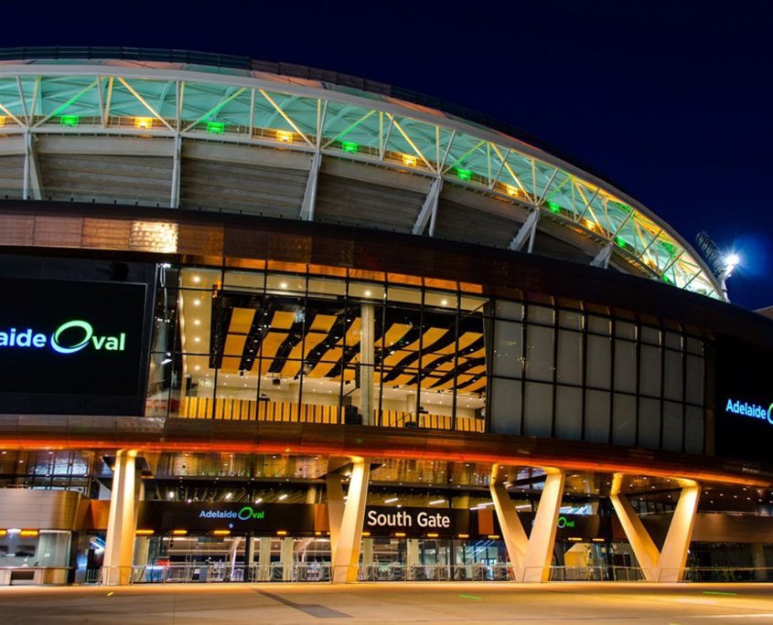 adelaide-oval-ula-4 Adelaide Oval Custom LED Outdoor Building Facade Architectural Stadium Lighting
