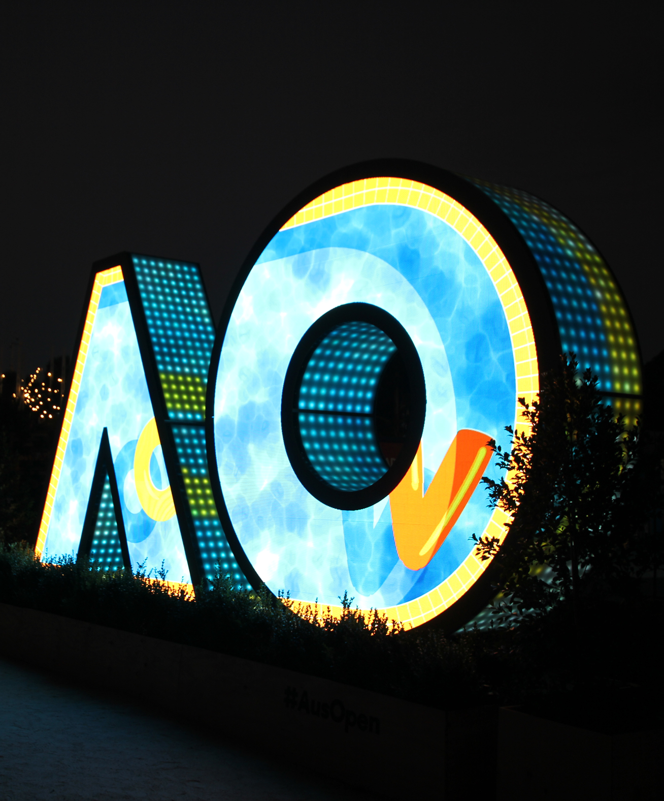 Australian Open Tennis Custom LED Screen Artwork