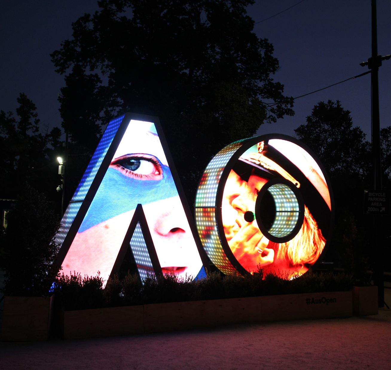 Australian Open Tennis Custom LED Screen Artwork