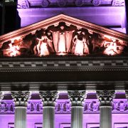 Brisbane City Hall Light Show Custom Outdoor LED Building Facade Architectural Lighting