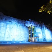 Brisbane Power House Light Show Custom Outdoor LED Building Facade Architectural Lighting