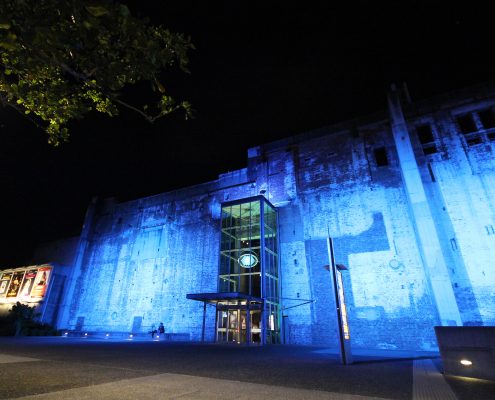 Brisbane Power House Light Show Custom Outdoor LED Building Facade Architectural Lighting