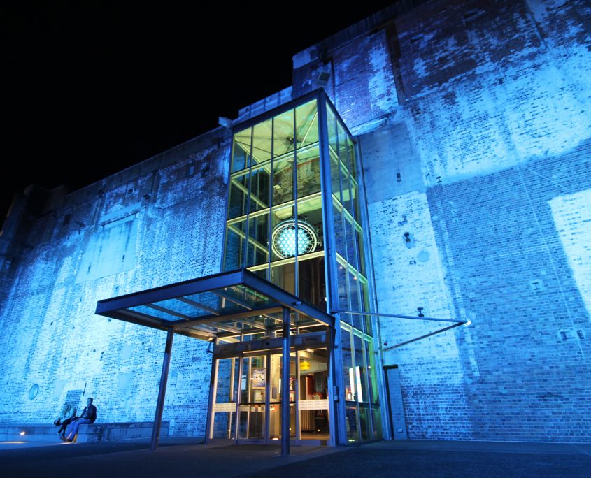 Brisbane Power House Light Show Custom Outdoor LED Building Facade Architectural Lighting