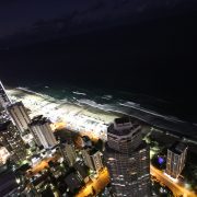 Channel 7 LED Lighting Beach Advertising