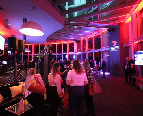 Channel 7 News Gold Coast Event LED Lighting