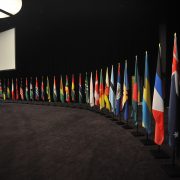 CHOGM Event Flags LED Spot Light