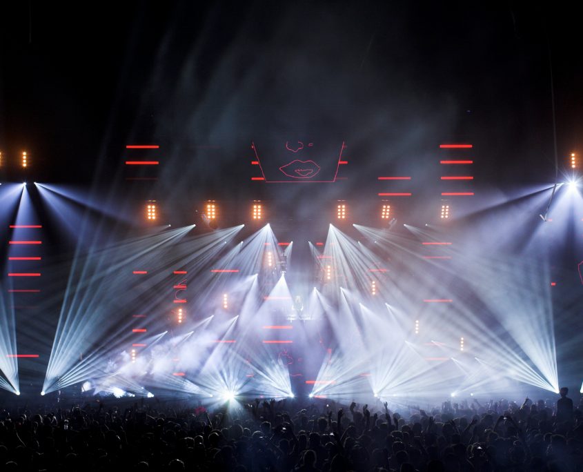 David Guetta Concert LED Stage Lighting Design