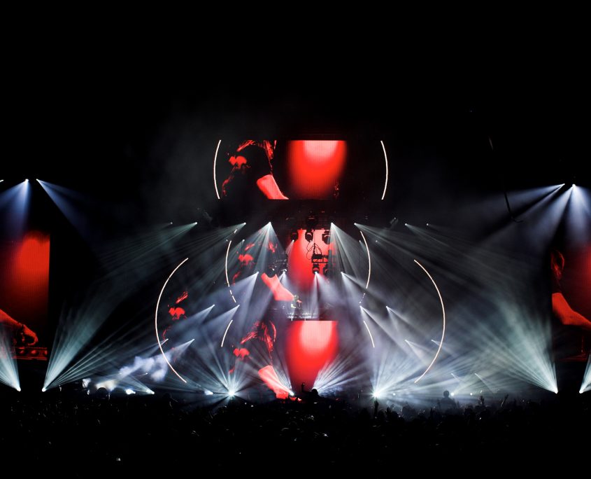David Guetta Concert LED Stage Lighting Design