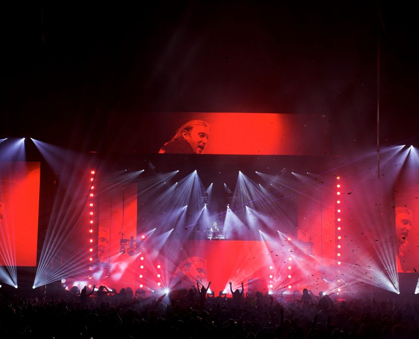 David Guetta Concert LED Stage Lighting Design