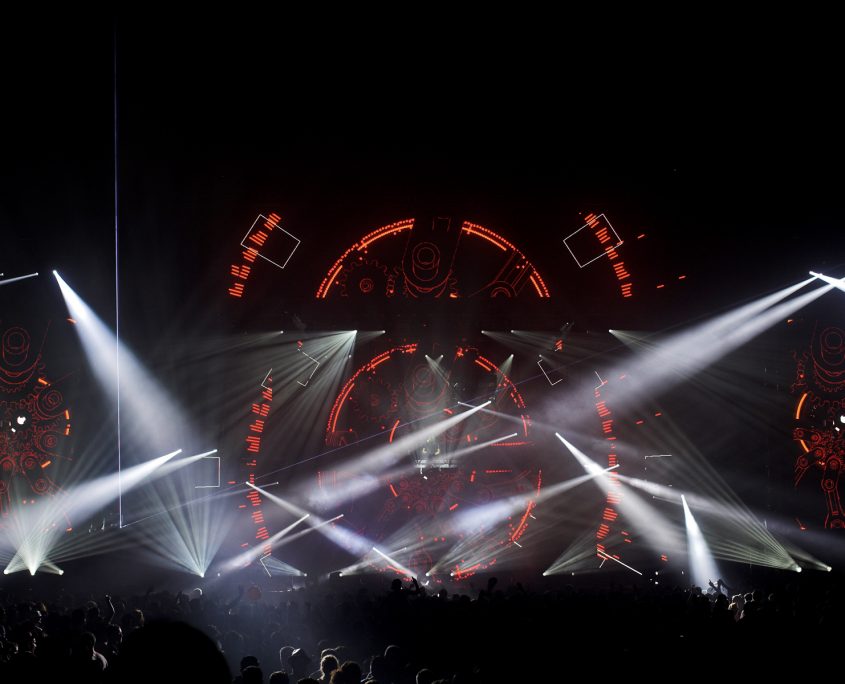David Guetta Concert LED Stage Lighting Design