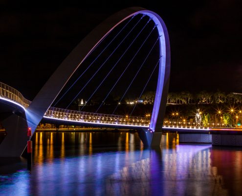 Elizabeth Quay Bridge Architectural Lighting