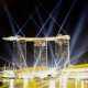 Marina Bay Sands Building Facade Architectural LED Lighting Light Show