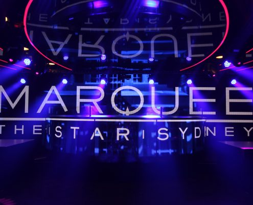 Marquee Club The Star Sydney Curved LED Screen Custom Event Theatre Lighting